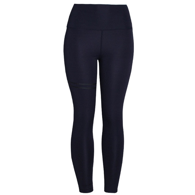 New Hotsale Women Gold Print Leggings No Transparent Exercise Fitness