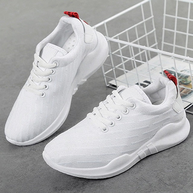 Fashion Sneakers Women Outdoor Running Shoes Mesh Shallow Sneakers Breathable Comfortable Lightweight Casual Ladies Casual Shoes