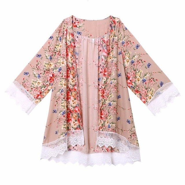 ENXI Female Blouse Plus Size Women's Cardigan Clothes For Pregnant Women Floral Shirts Tops For Maternity Femininas Clothing