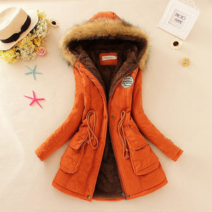 2019 New Parkas Woman Winter Coat Thicken Cotton Jacket Women's Outwear Faux Fur Coats For Women Thick Overcoat Drop Shipping