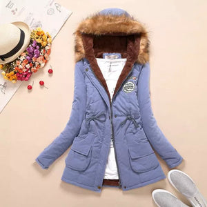 2019 New Parkas Woman Winter Coat Thicken Cotton Jacket Women's Outwear Faux Fur Coats For Women Thick Overcoat Drop Shipping