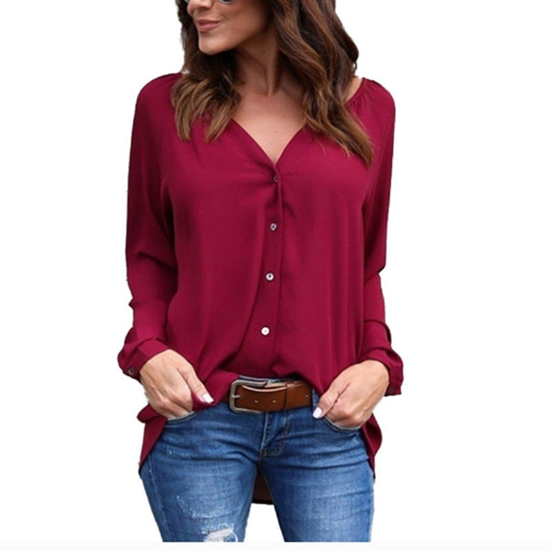 8 Color Maternity Blouses For Pregnant Women's Clothes Summer Full Chiffon Shirts Plus Size 5XL Casual Tops Pregnancy Clothing